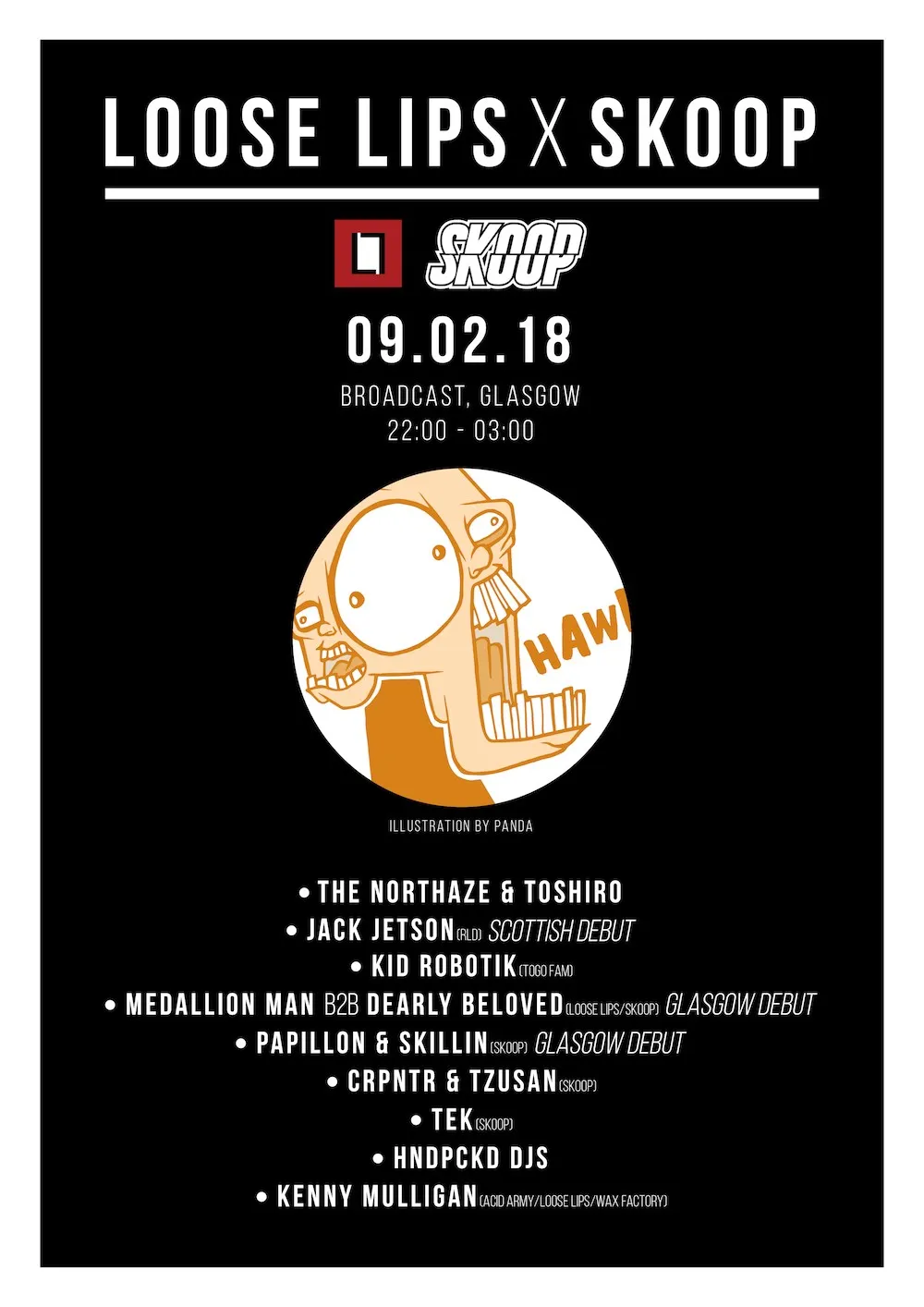 Loose Lips x Skoop in Glasgow w/The Northaze, Jack Jetson + more