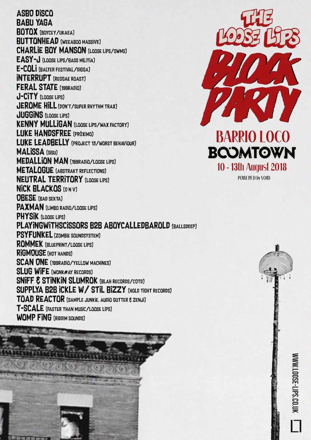 Loose Lips' Block Party @ Boomtown Festival, 2018