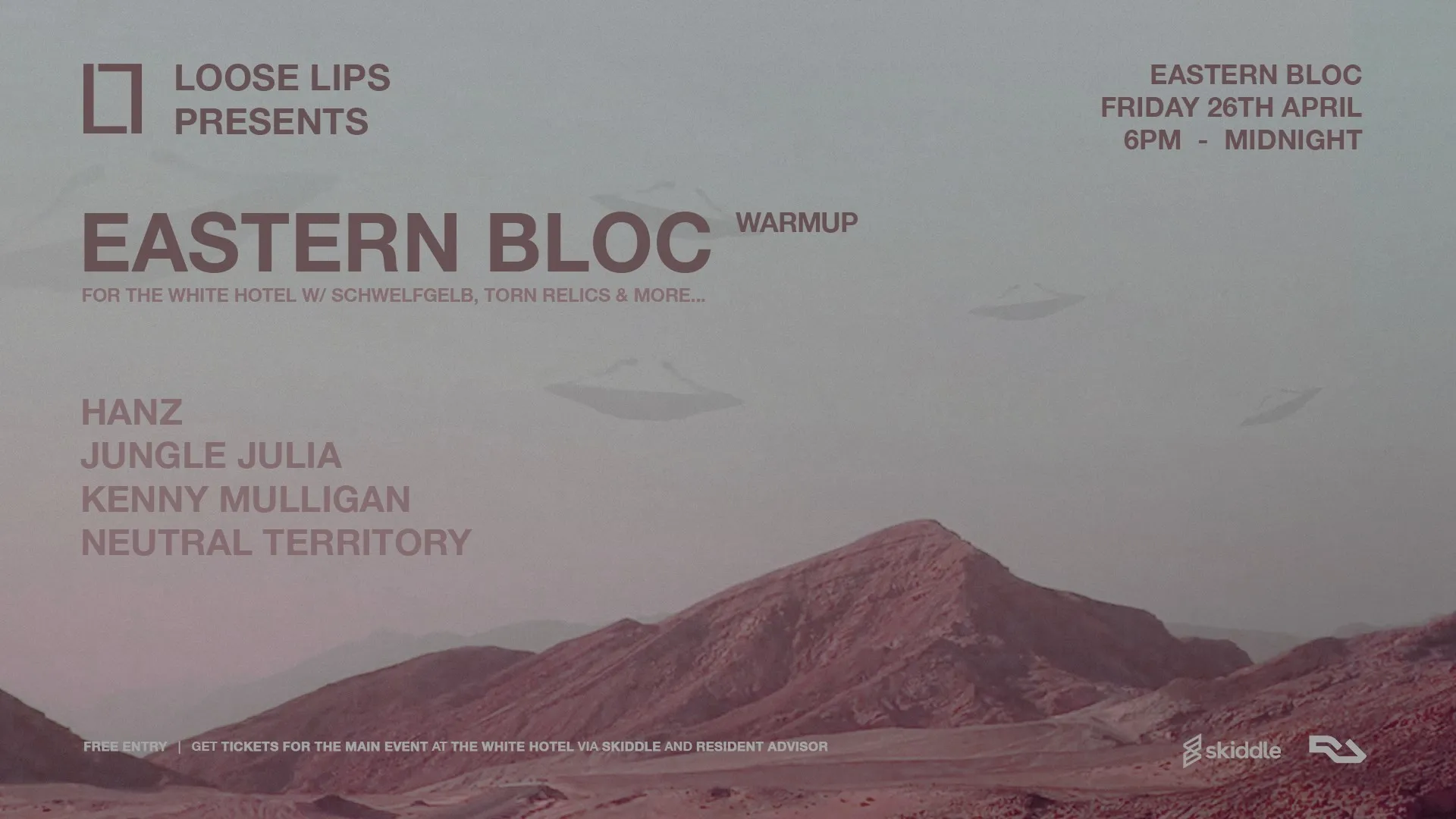Loose Lips - Eastern Bloc Pre-Party for Schwefelgelb at TWH
