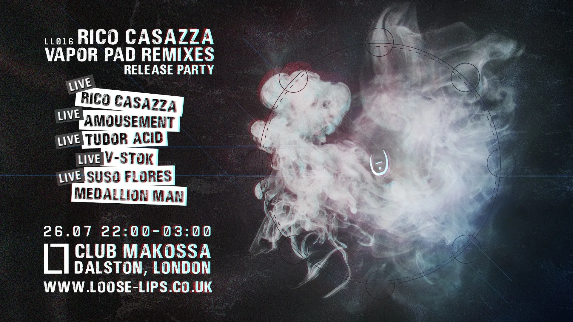 LL016 Vapor Pad Remixes V/A - Launch Party