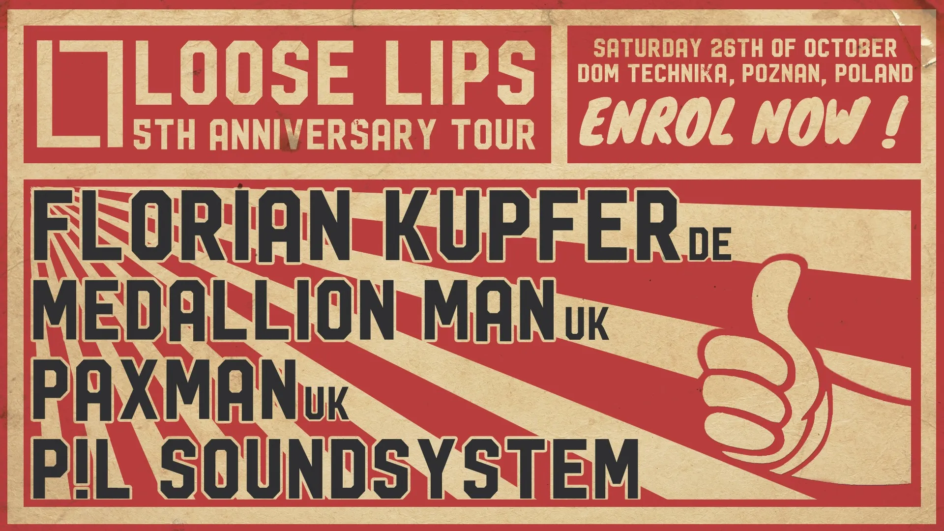 Loose Lips 5th Bday tour / Poznan, Poland